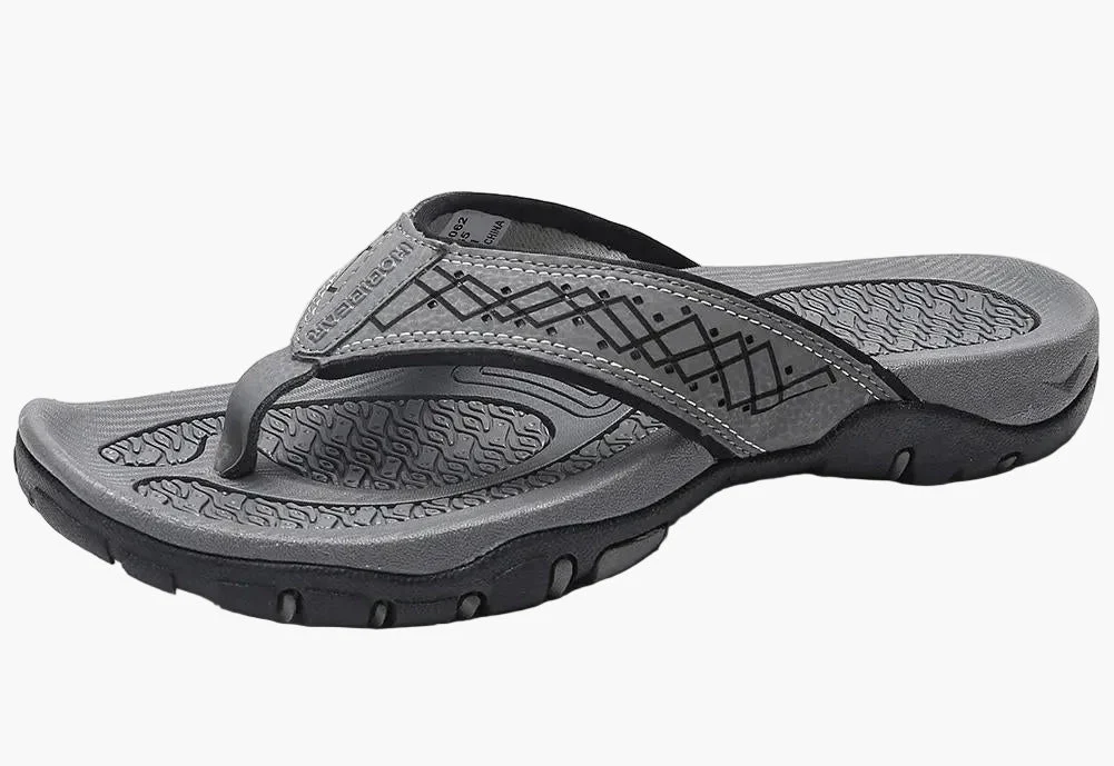 Tongs de sport homme avec soutien de la voûte plantaire – Sandales confort pour marche, plage et activités extérieures - Image 7