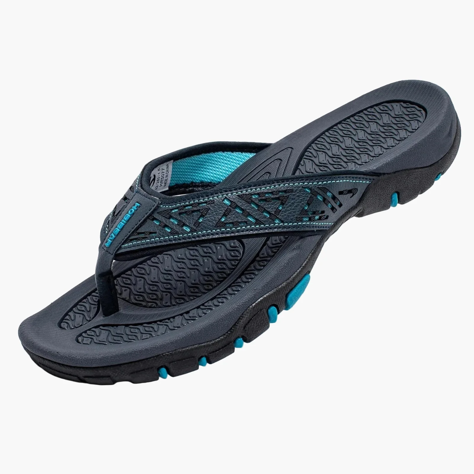 Tongs de sport homme avec soutien de la voûte plantaire – Sandales confort pour marche, plage et activités extérieures - Image 9