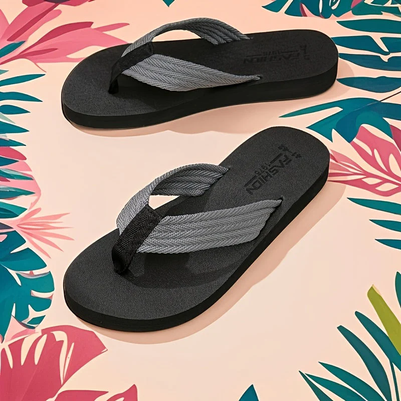 Tongs style preppy universelles pour homme – Idéales pour la randonnée et l’extérieur - Image 2