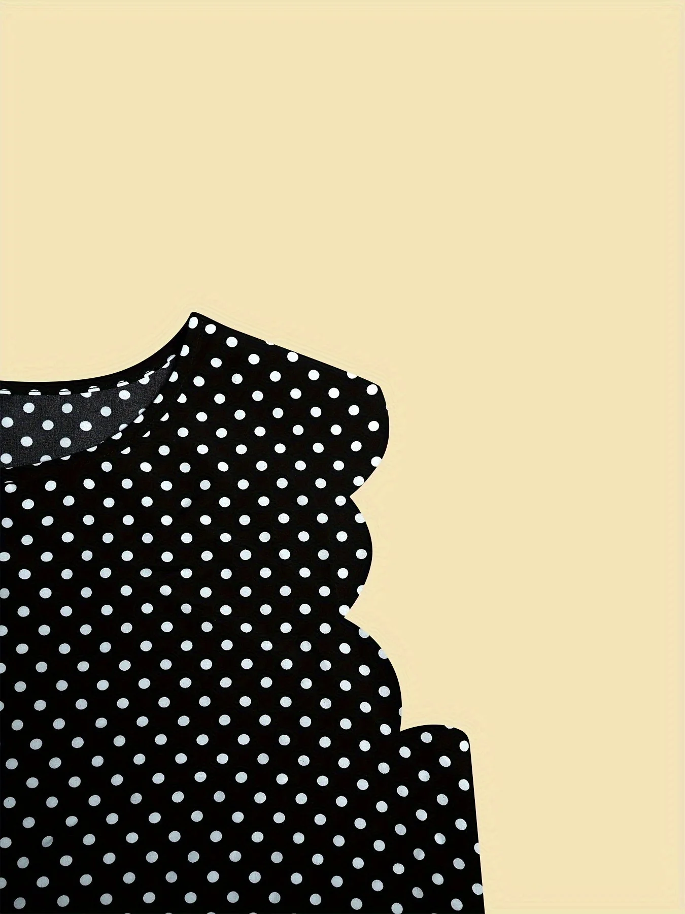 Top élégant à pois pour femme – Style décontracté chic, parfait pour l'été - Image 7