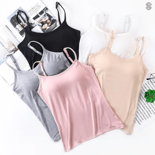 Top gainant femme avec soutien-gorge intégré – Style invisible et maintien confortable - Image 2