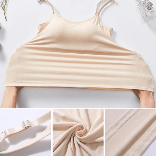 Top gainant femme avec soutien-gorge intégré – Style invisible et maintien confortable - Image 3