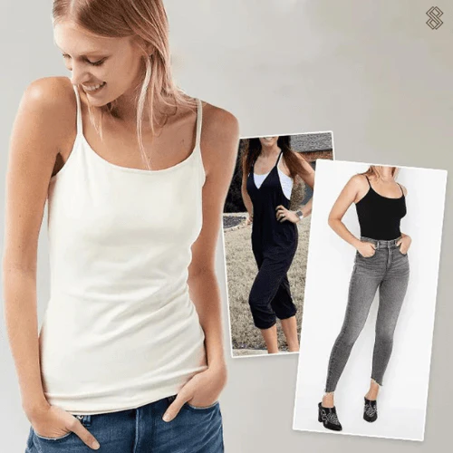 Top gainant femme avec soutien-gorge intégré – Style invisible et maintien confortable - Image 5
