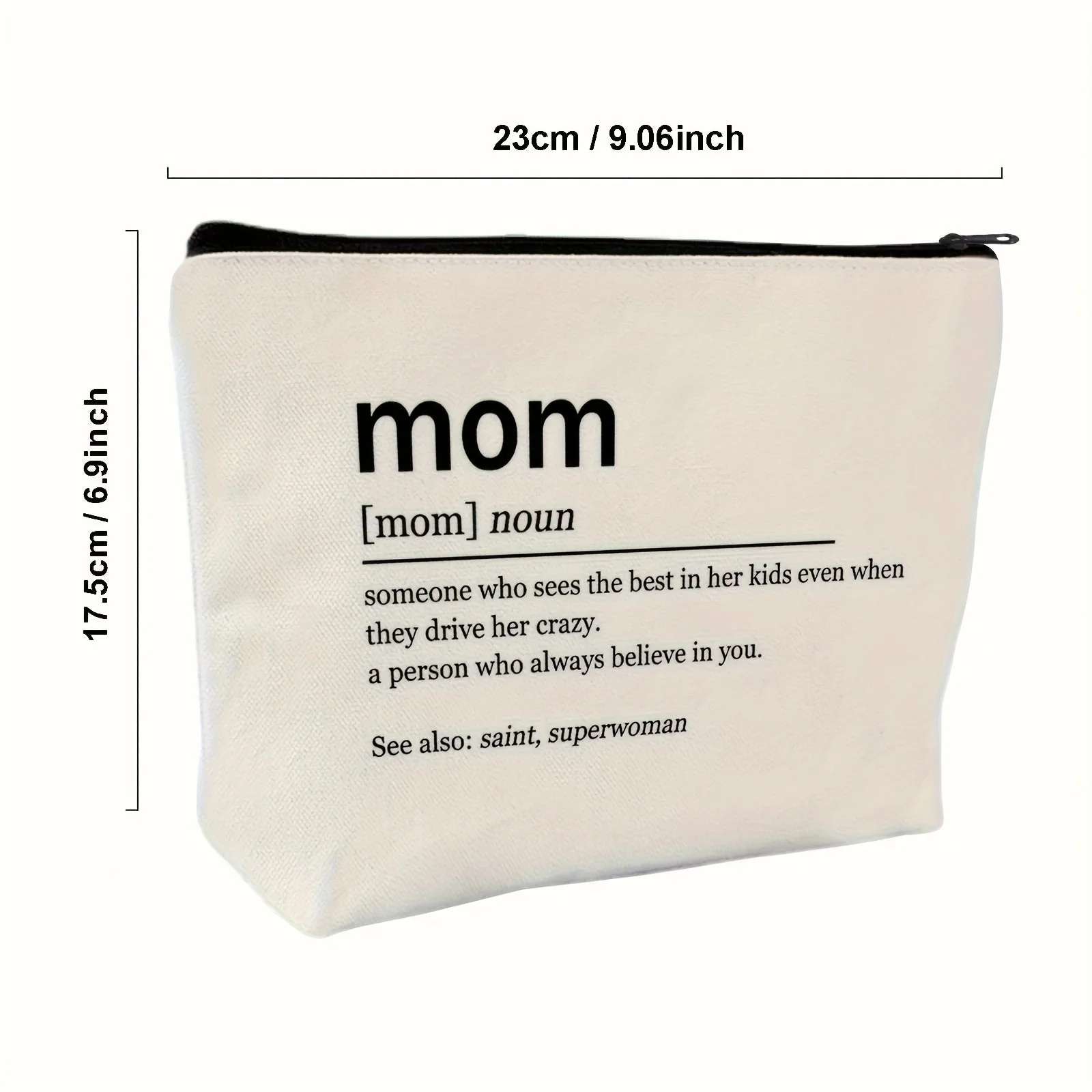 Trousse de maquillage femme citation maman style dictionnaire cadeau original fête des mères - Image 2
