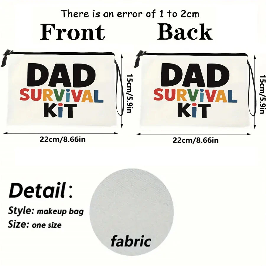 Trousse de Survie Papa – Pochette Cadeau Pratique et Originale pour Homme, Organisation Quotidienne, Style Humoristique - Image 5