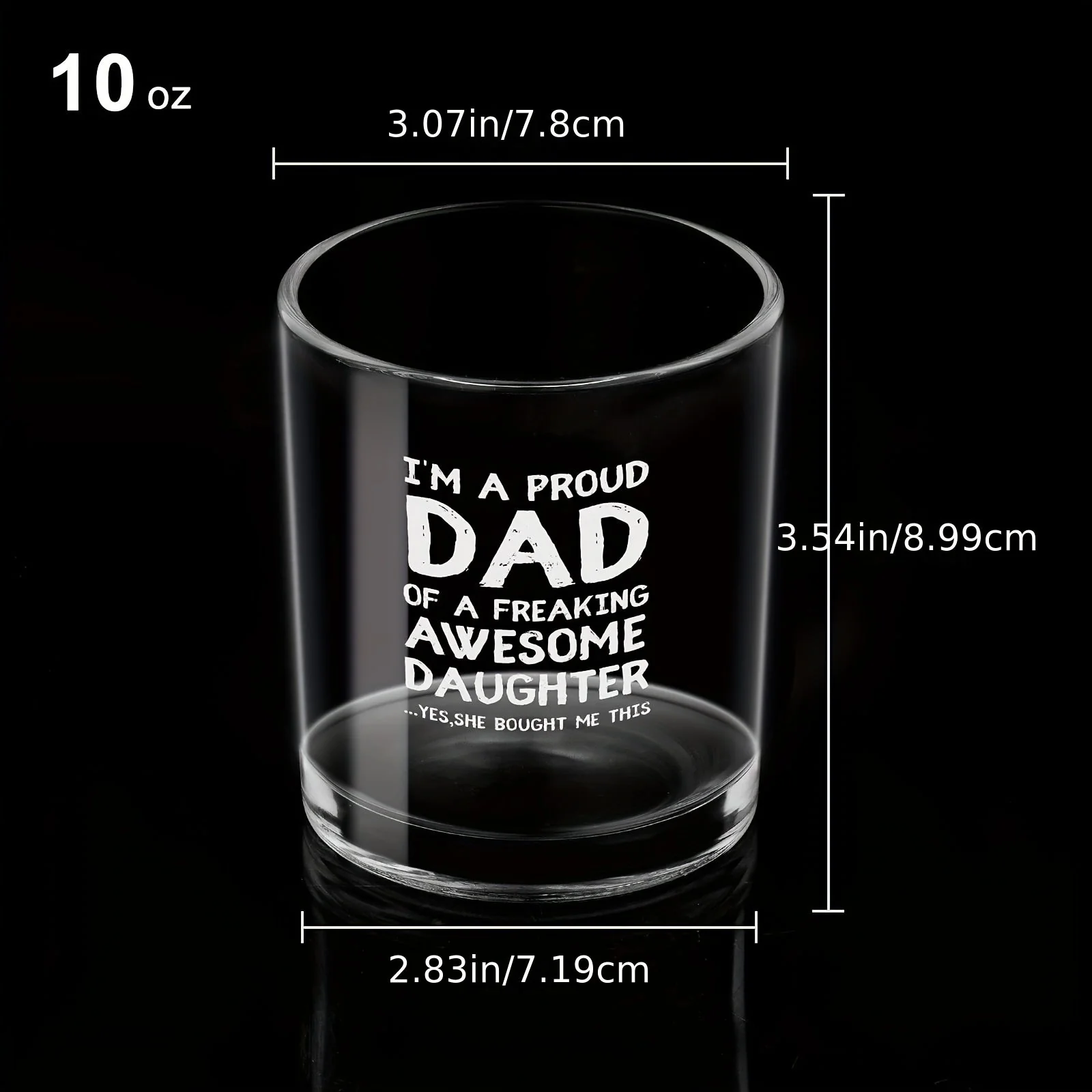 Verre à whisky pour homme – Cadeau humoristique pour papa, style classique, idéal fête des pères ou anniversaire - Image 6