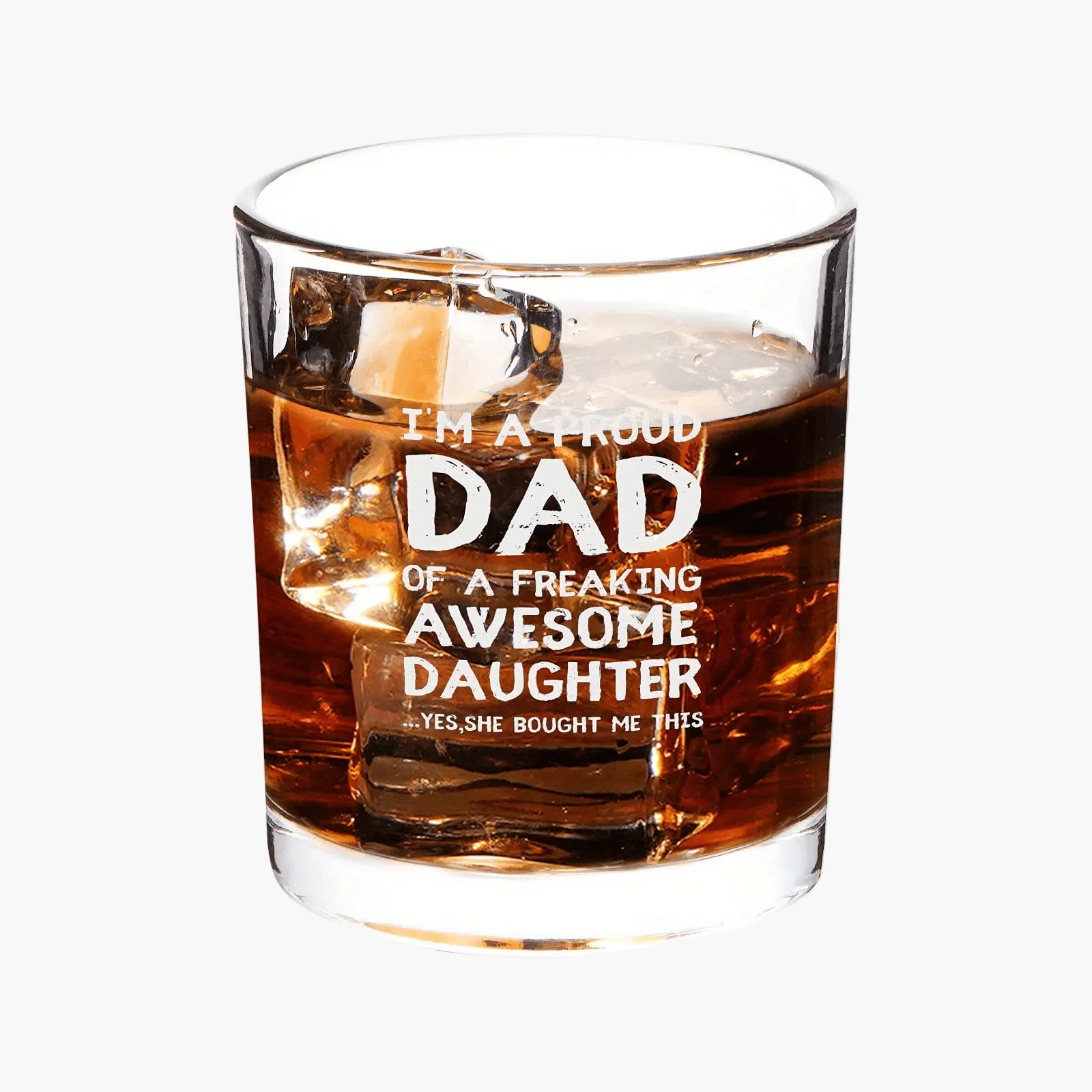 Verre à whisky pour homme – Cadeau humoristique pour papa, style classique, idéal fête des pères ou anniversaire - Image 7