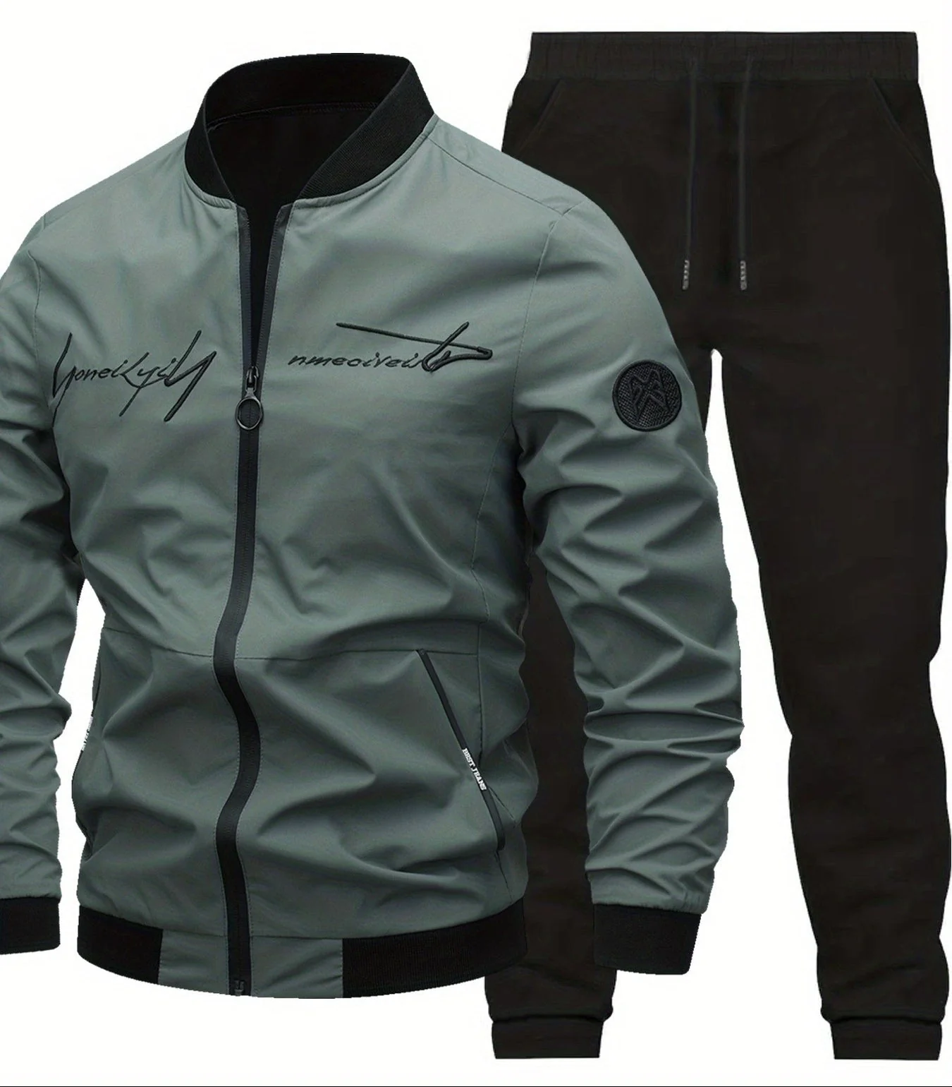 Veste de style baseball décontractée pour homme – Mode urbaine et élégance quotidienne - Image 2