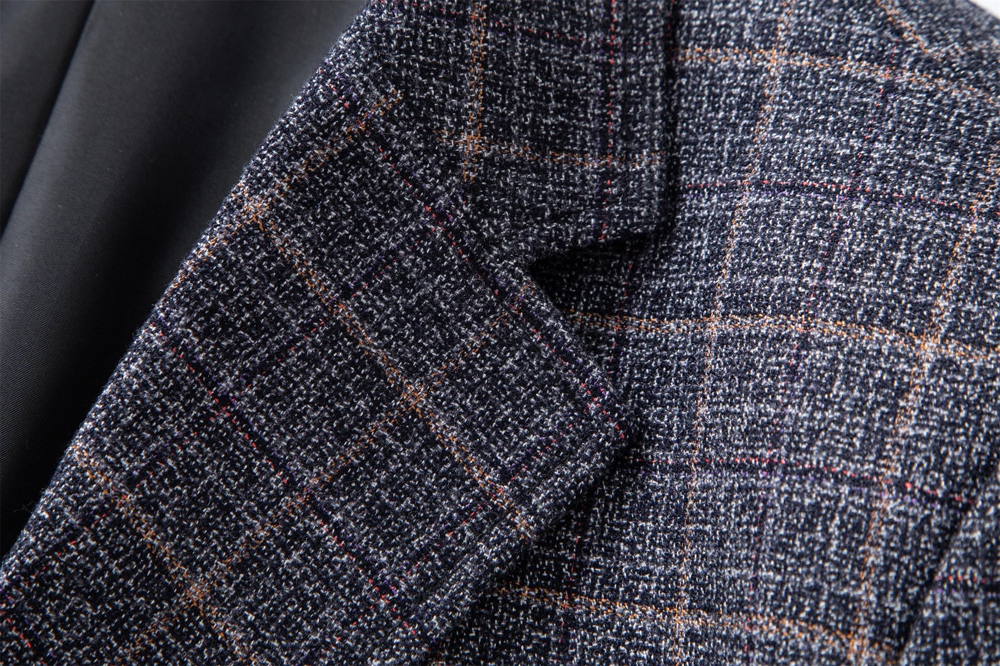 Veste Blazer Décontractée Homme Carreaux Style Élégant Pour Affaires et Quotidien - Image 4