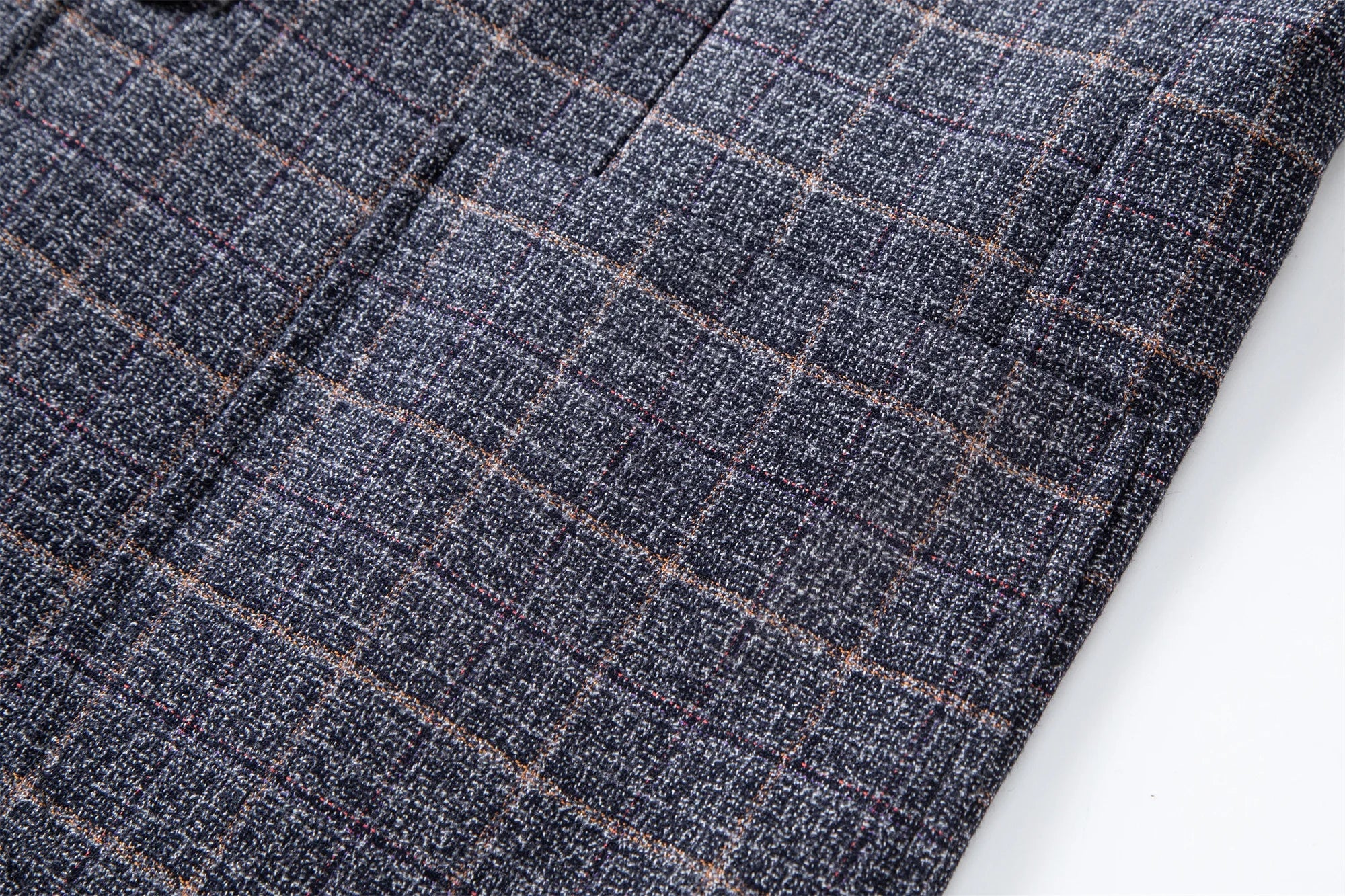 Veste Blazer Décontractée Homme Carreaux Style Élégant Pour Affaires et Quotidien - Image 6
