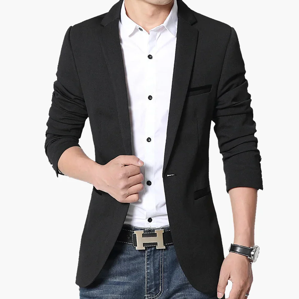 Veste blazer décontractée pour homme – Style moderne et élégant pour affaires ou loisirs - Image 3