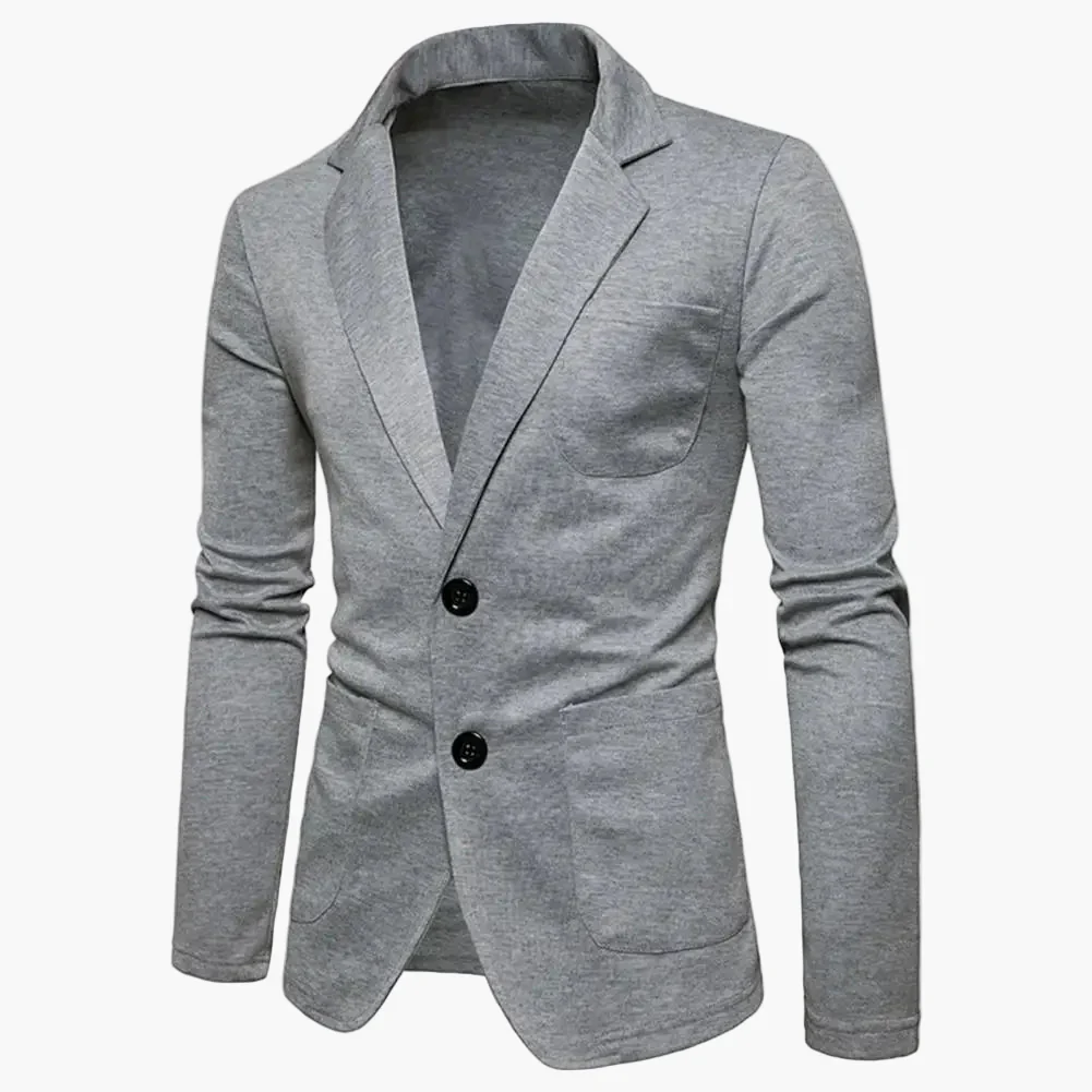Veste blazer décontractée homme style moderne pour affaires ou loisirs - Image 3