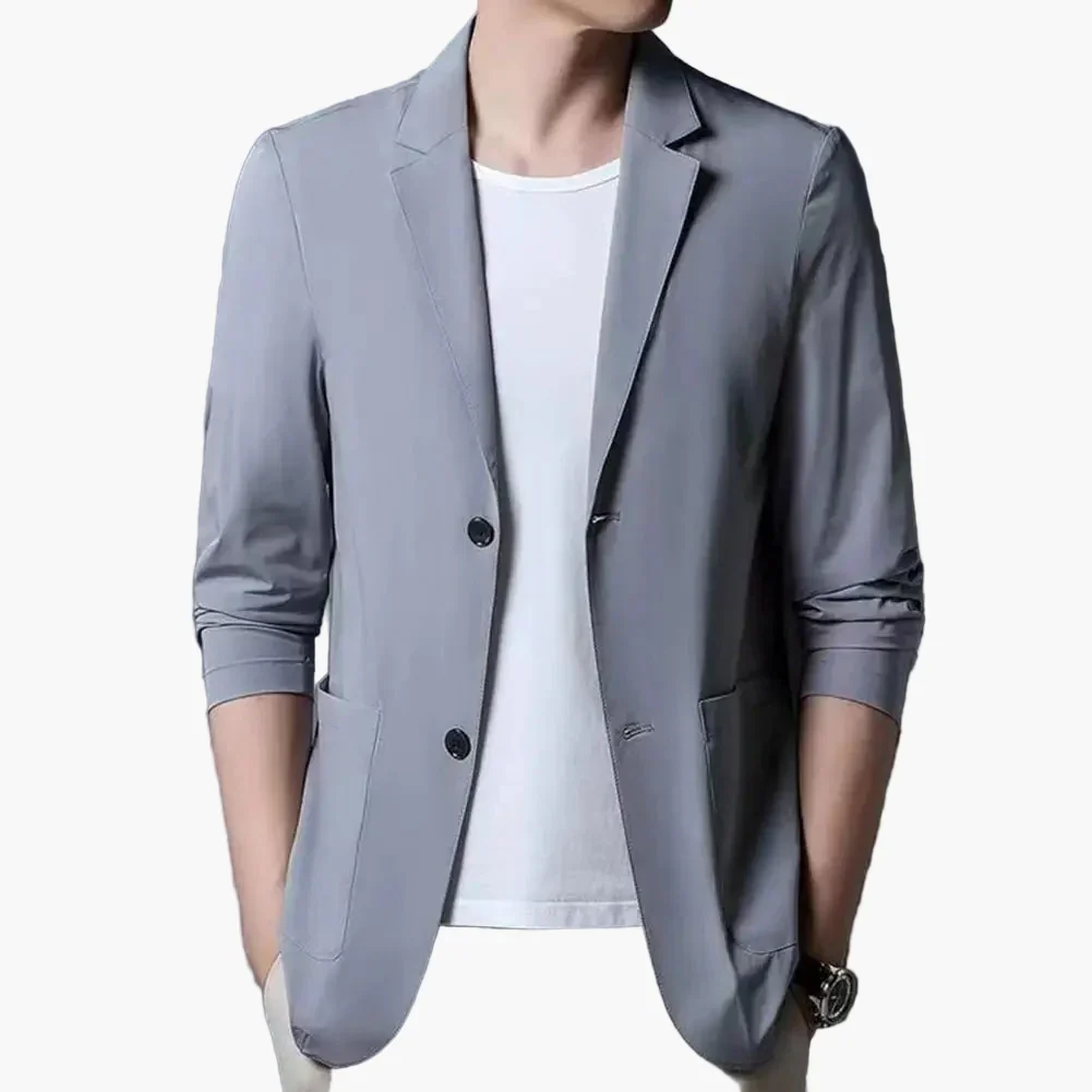 Veste Blazer Décontractée Homme Style Moderne pour Travail et Sorties - Image 3