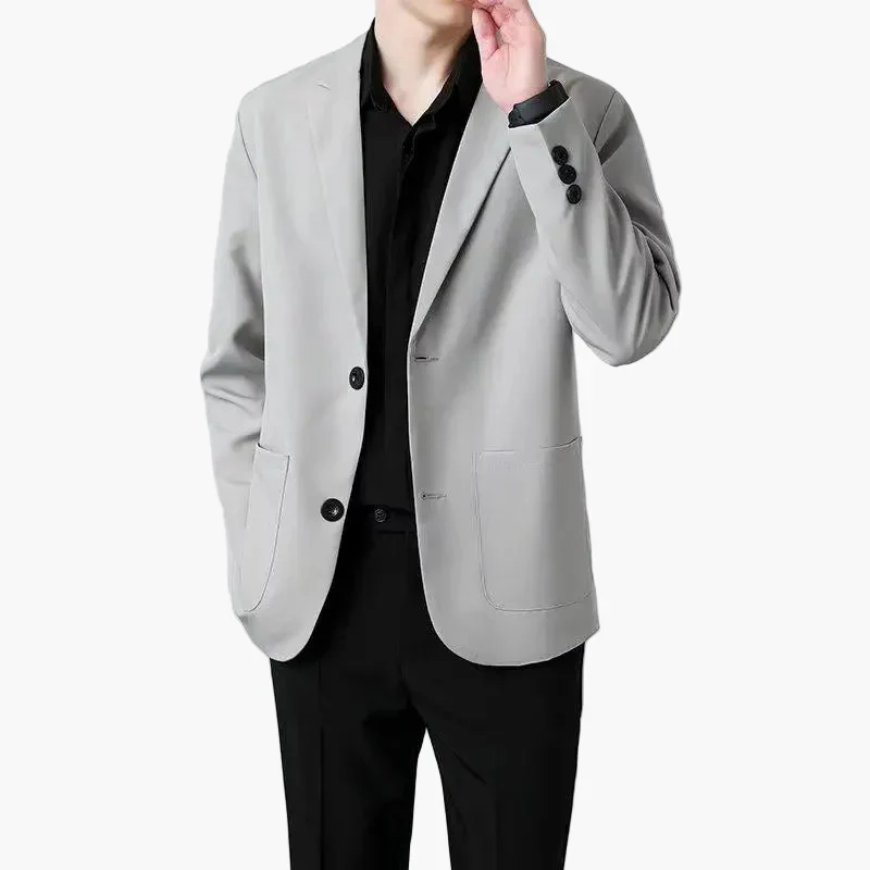 Veste blazer décontractée pour homme style urbain élégante - Image 4