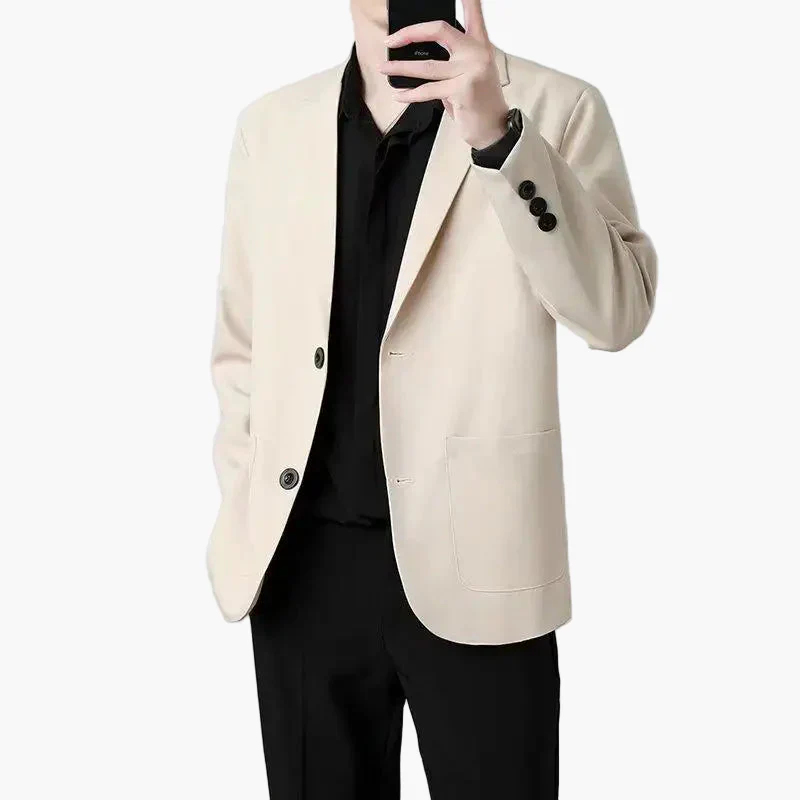 Veste blazer décontractée pour homme style urbain élégante - Image 5