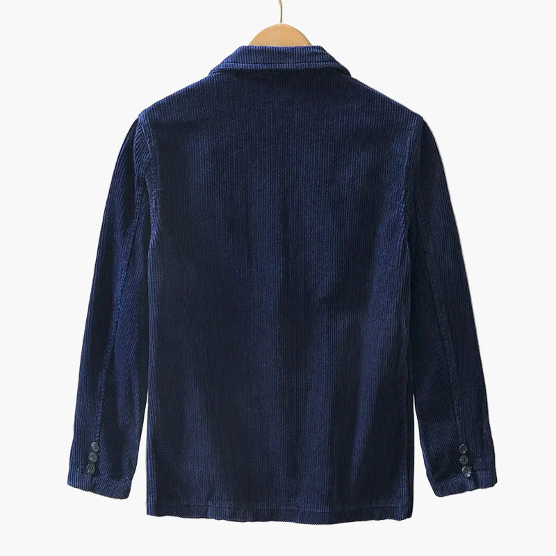 Veste blazer décontractée homme style vintage pour automne et hiver - Image 2