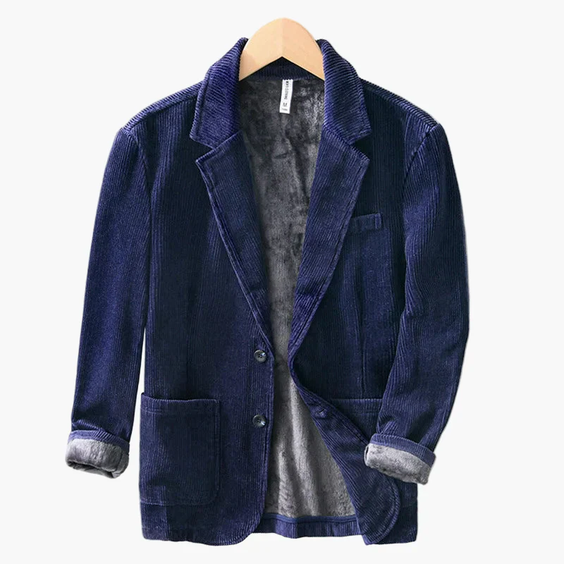 Veste blazer décontractée homme style vintage pour automne et hiver - Image 3