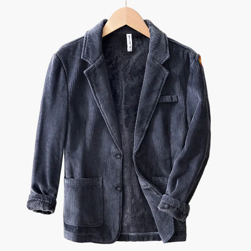 Veste blazer décontractée homme style vintage pour automne et hiver - Image 4