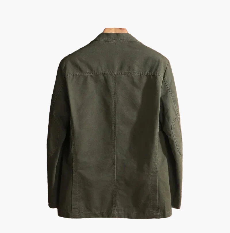 Veste blazer décontractée homme style workwear multi-poches pour usage quotidien - Image 2