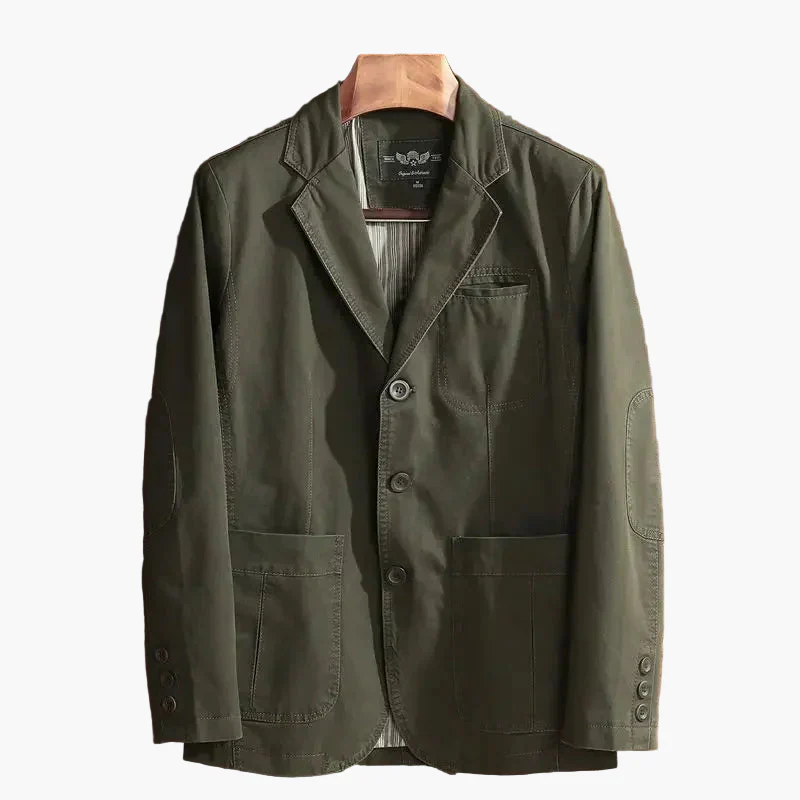 Veste blazer décontractée homme style workwear multi-poches pour usage quotidien - Image 3