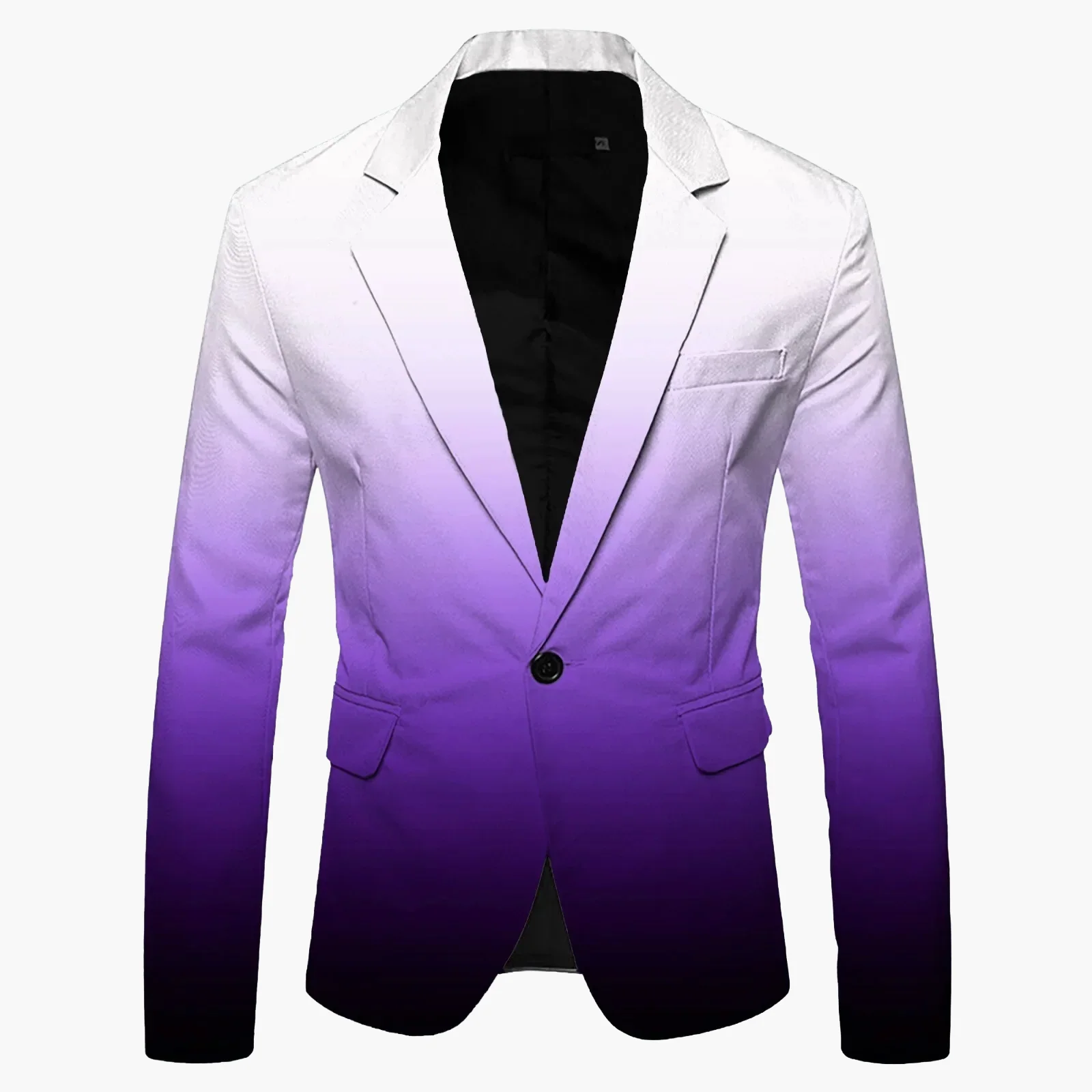 Veste Blazer Dégradée Élégante pour Homme - Style Moderne et Tendance - Image 7