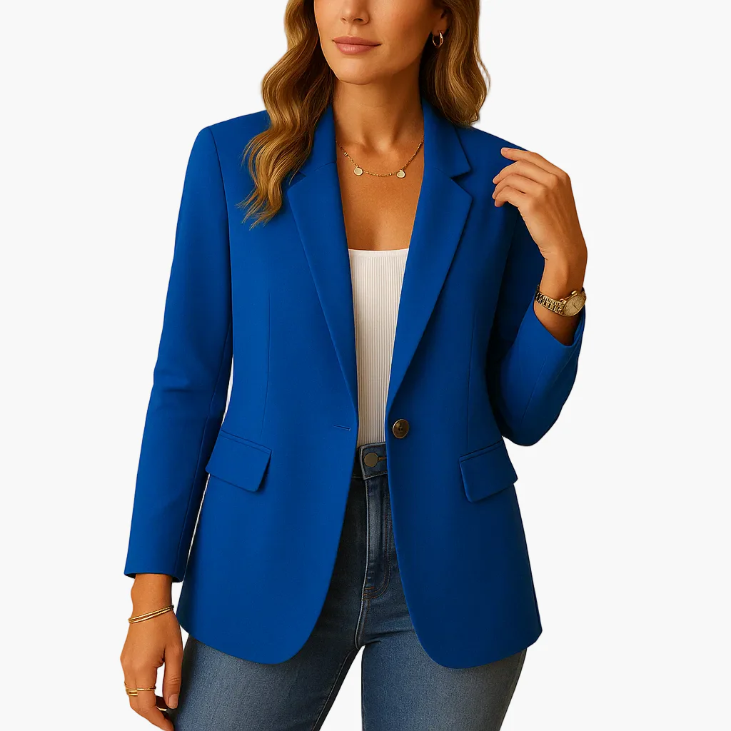 Veste Blazer Femme Élégant Coupe Ajustée Style Polyvalent Bureau & Casual - Image 6