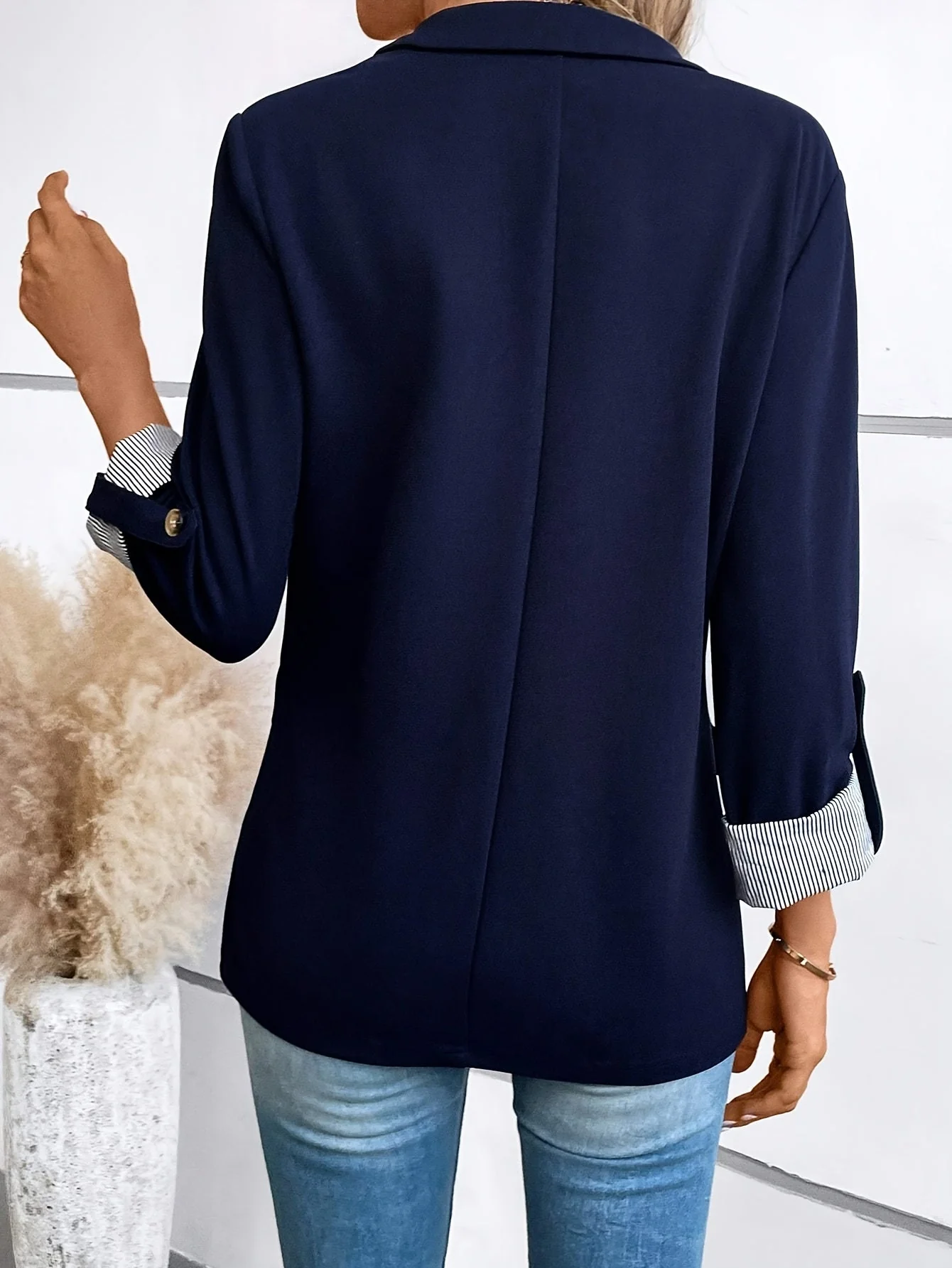 Veste Blazer Femme Élégant Style Professionnel Polyvalent - Image 7