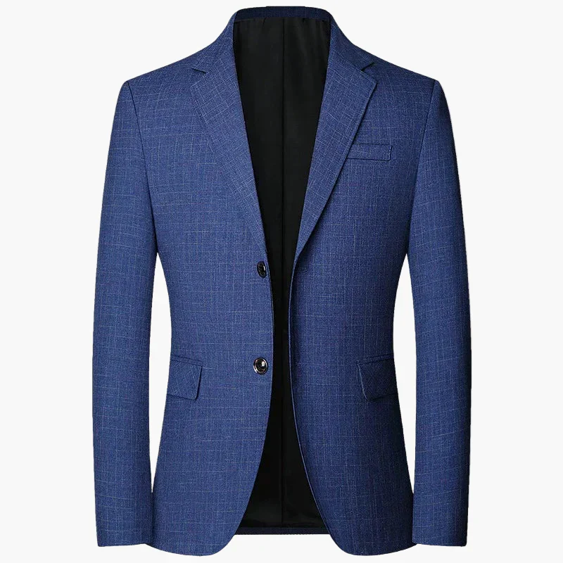 Veste Blazer Homme Élégant Style Carreaux Pour Affaires et Occasions Formelles - Image 2