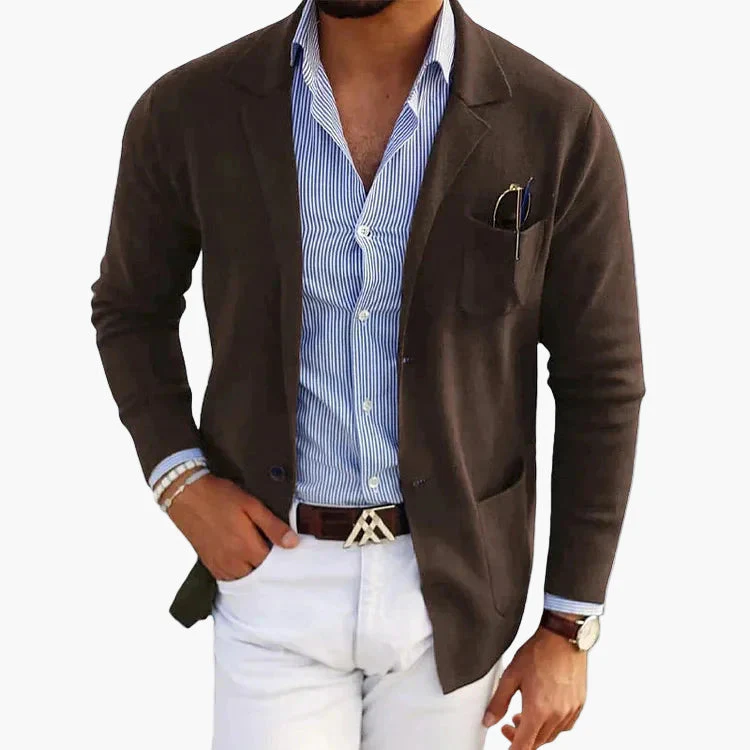 Veste blazer homme élégante style business et casual chic - Image 8
