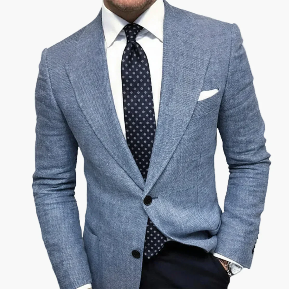 Veste blazer homme élégante style business et smart casual pour toutes occasions - Image 2