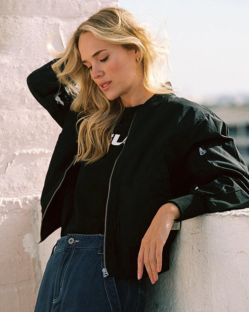 Veste Bomber Classique Décontractée pour Femme – Style Urbain et Polyvalent - Image 6