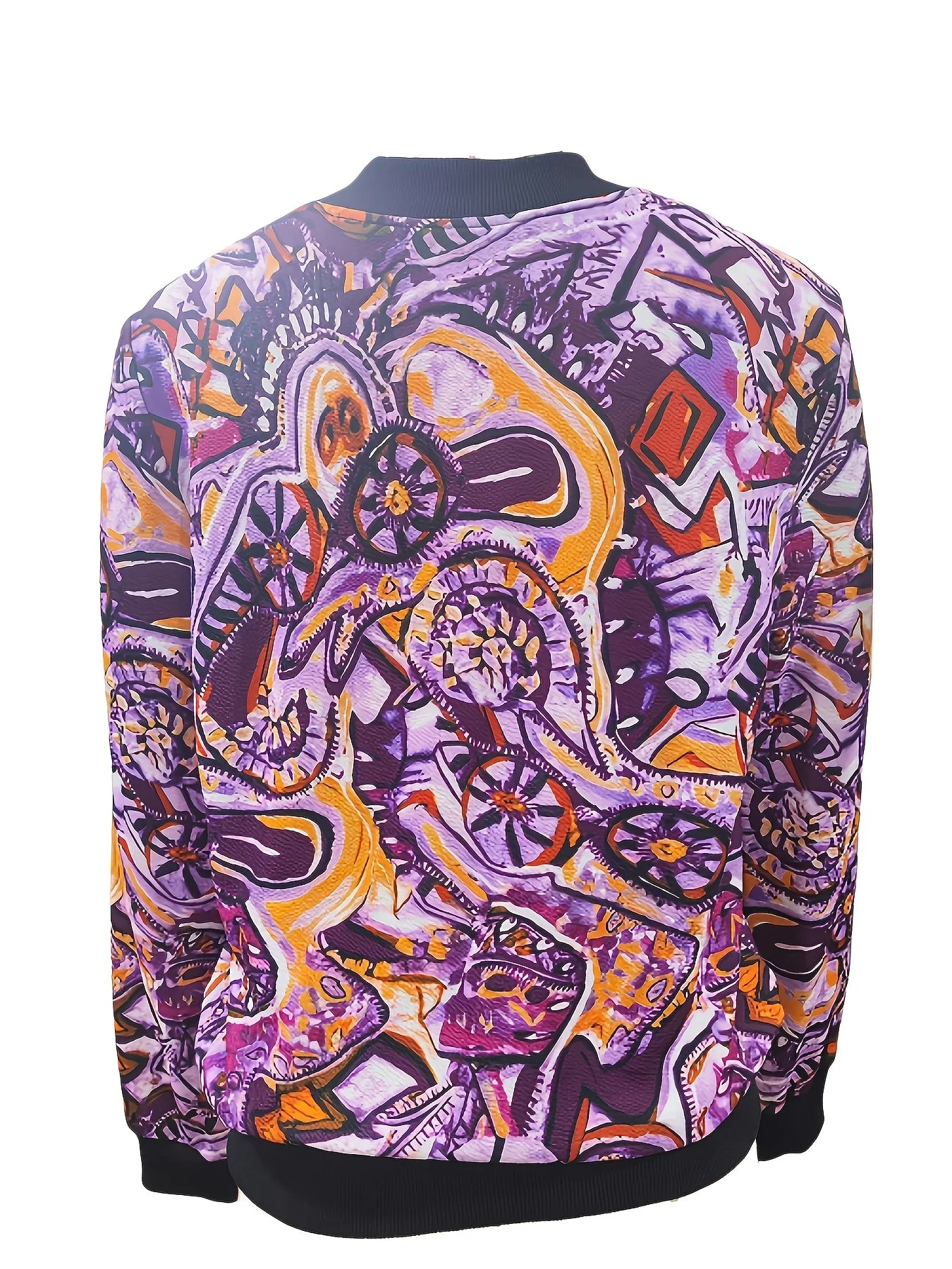 Veste Bomber Décontractée Femme Motif Graphique Style Vacances - Image 6