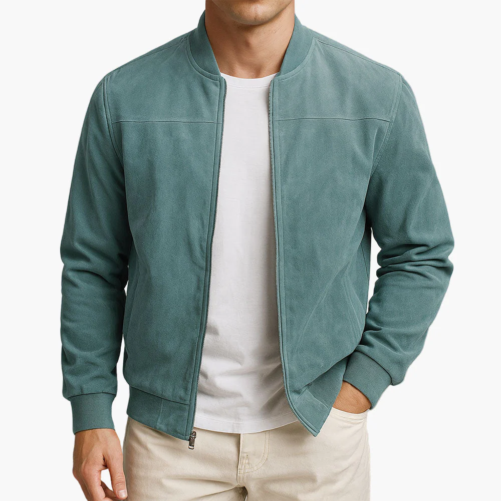 Veste Bomber Homme Style Moderne Élégant – Idéale pour Tenues Décontractées ou Habillées - Image 3