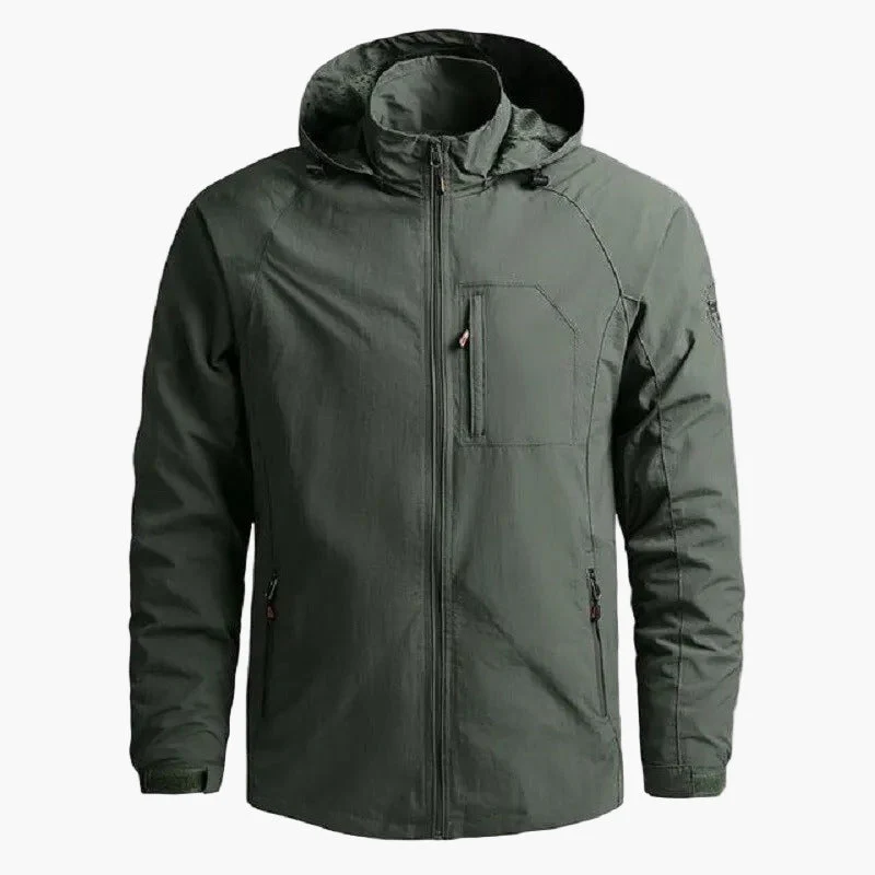 Veste Cargo Homme Étanche Style Décontracté pour Extérieur et Quotidien - Image 4