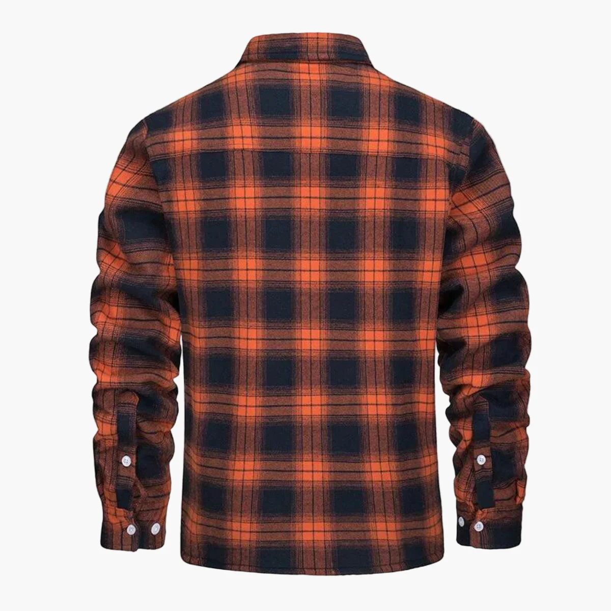 Veste Chemise à Carreaux Chaude Style Urbain pour Homme – Surchemise Hiver Décontractée - Image 3
