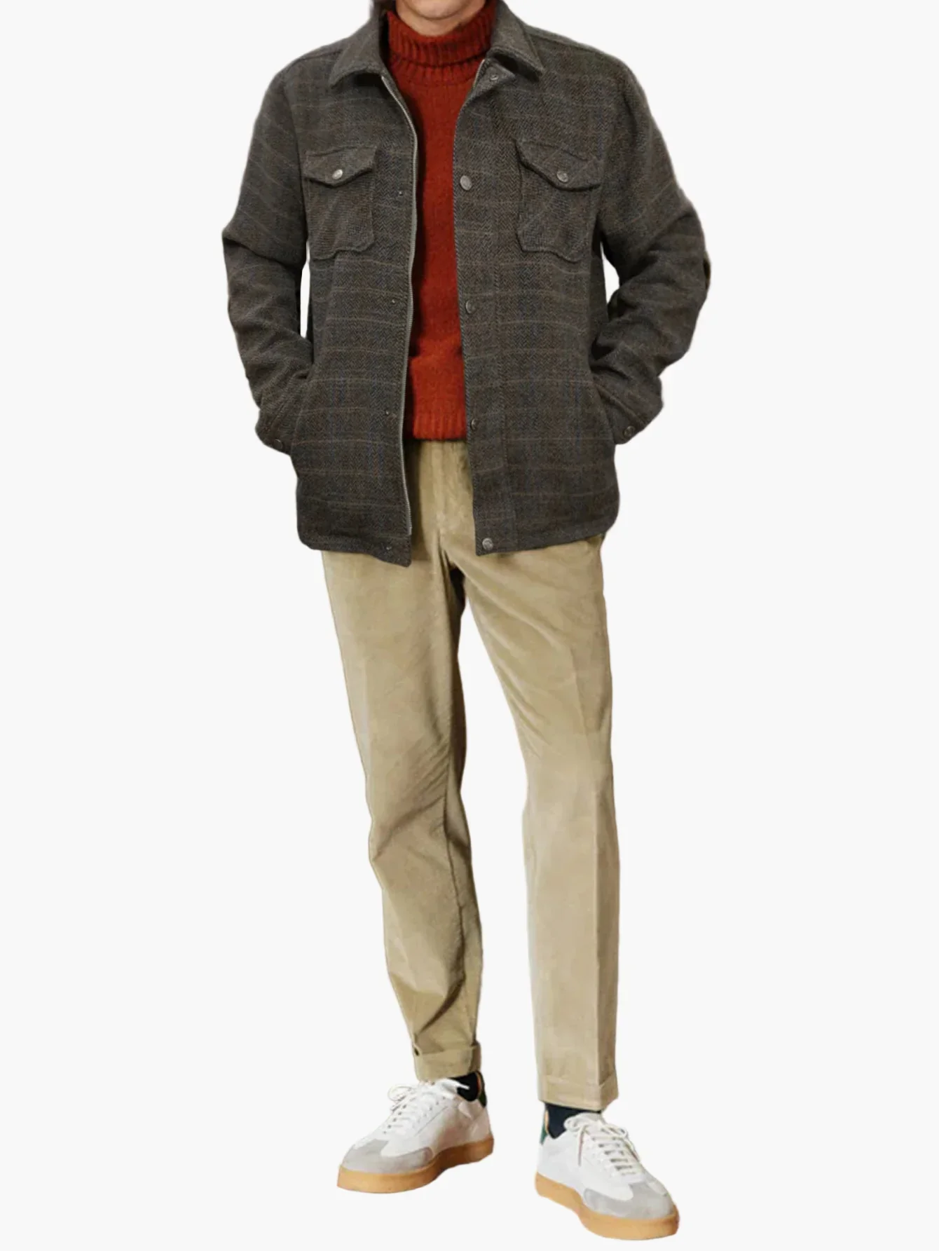 Veste Chemise Décontractée pour Homme Style Urbain Polyvalent - Image 4