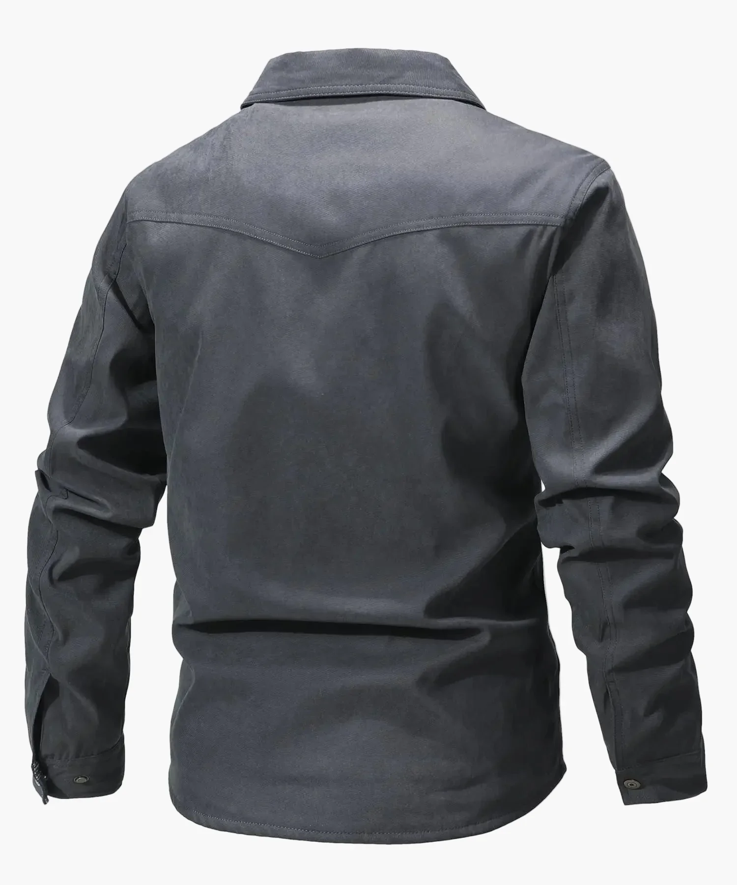 Veste Chemise Homme Style Western Printemps Shacket Décontracté à Boutons Pression pour Extérieur - Image 7