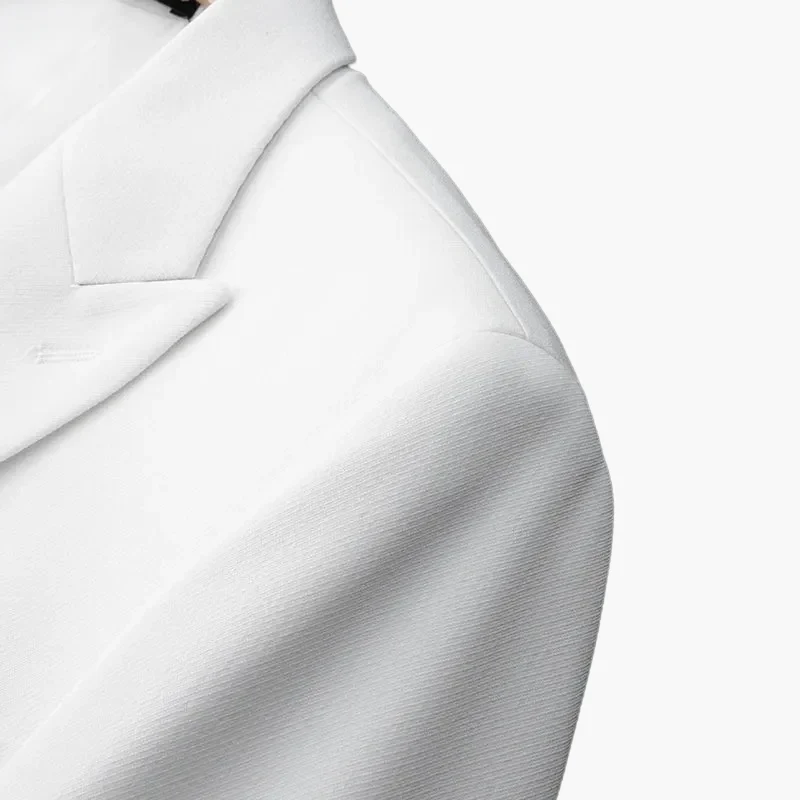 Veste de costume croisée élégante pour homme – Style formel moderne soirée ou cérémonie - Image 4