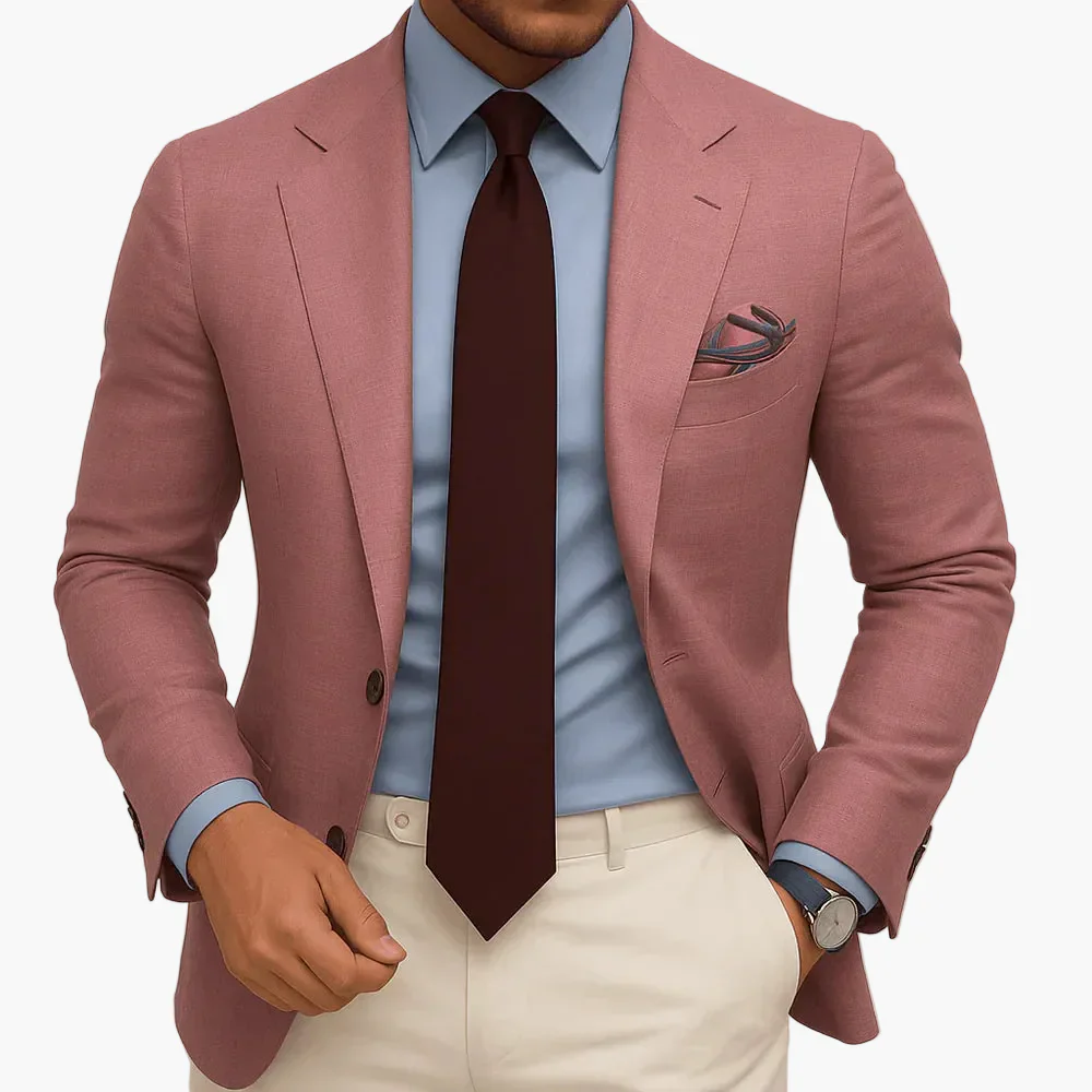 Veste de costume élégante pour homme – Style habillé et polyvalent, idéale affaires, cérémonies et événements - Image 4