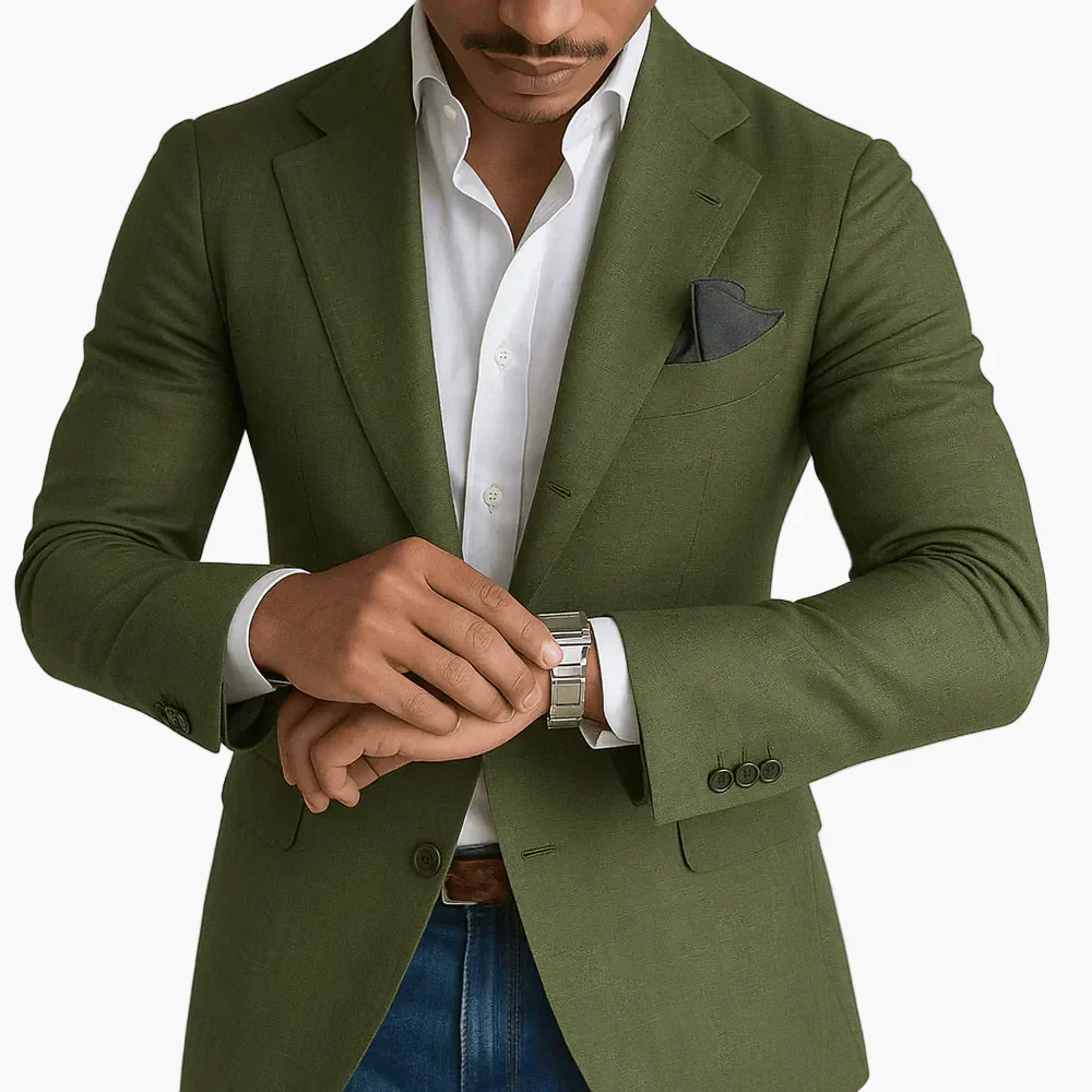 Veste de costume élégante pour homme – Style habillé et polyvalent, idéale affaires, cérémonies et événements - Image 5