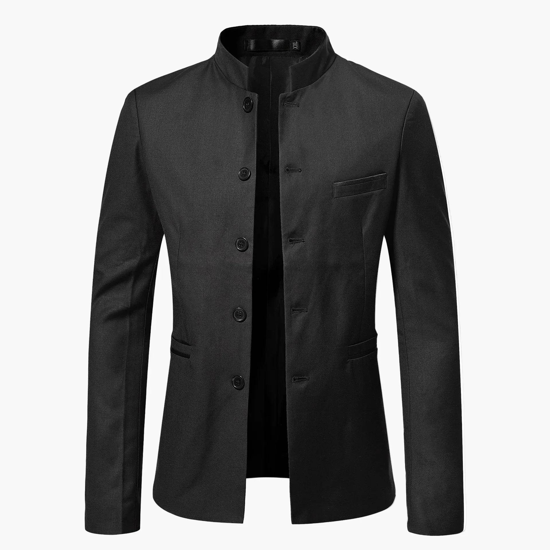 Veste costume homme col mao style moderne pour occasions formelles et décontractées - Image 3