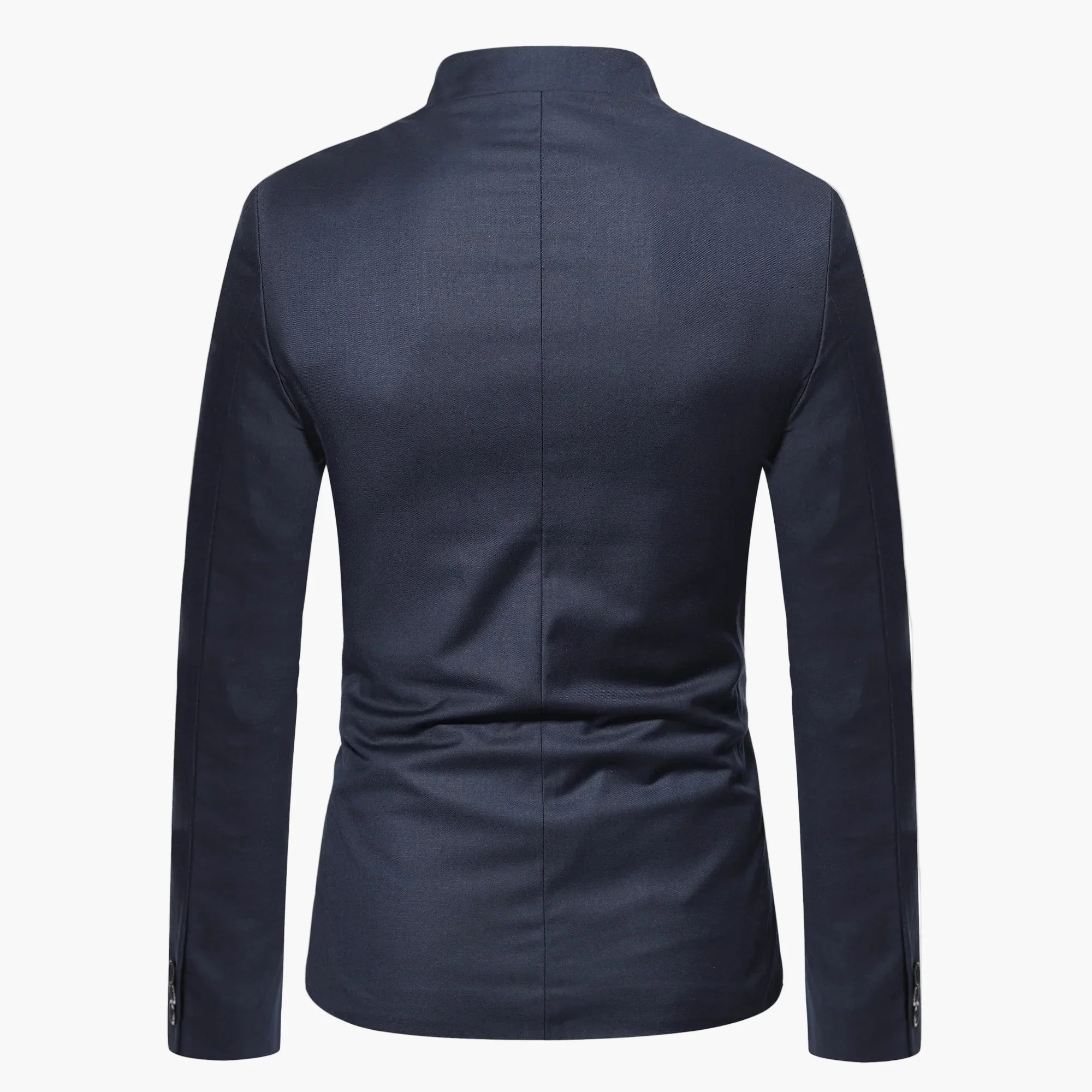 Veste costume homme col mao style moderne pour occasions formelles et décontractées - Image 4