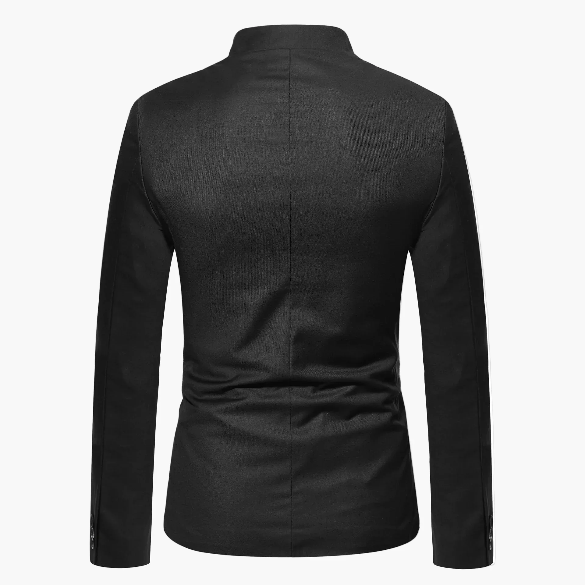 Veste costume homme col mao style moderne pour occasions formelles et décontractées - Image 5