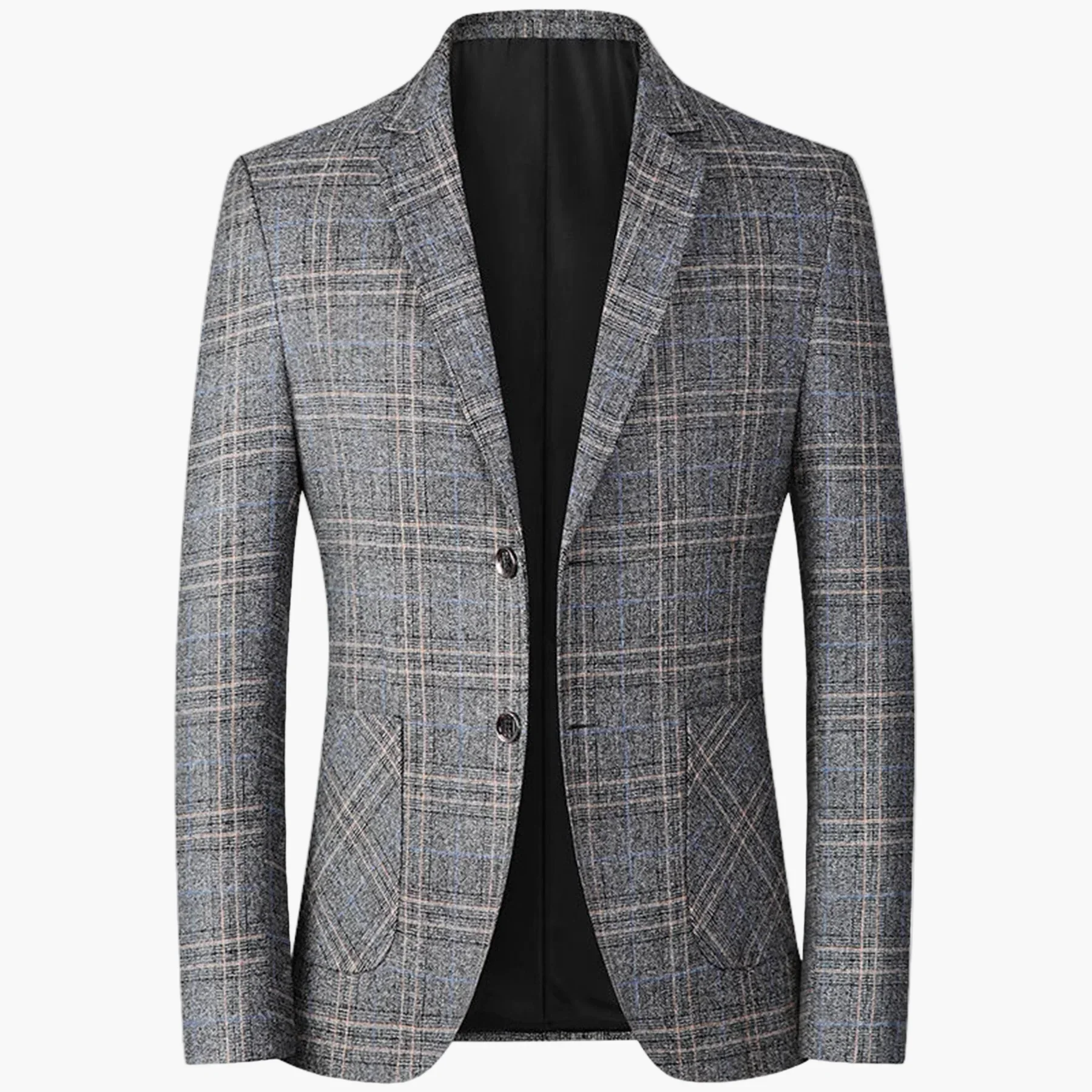 Veste de costume homme élégante à carreaux style moderne pour affaires ou occasions formelles - Image 6