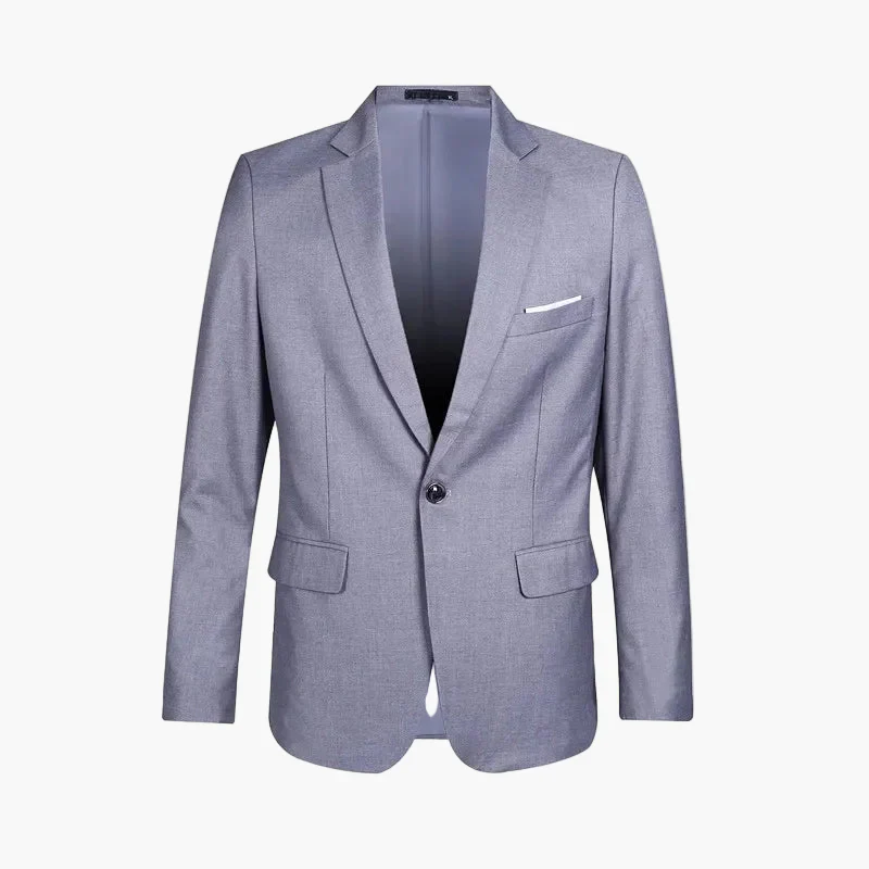 Veste de costume homme élégante coupe slim pour affaires et occasions formelles - Image 12