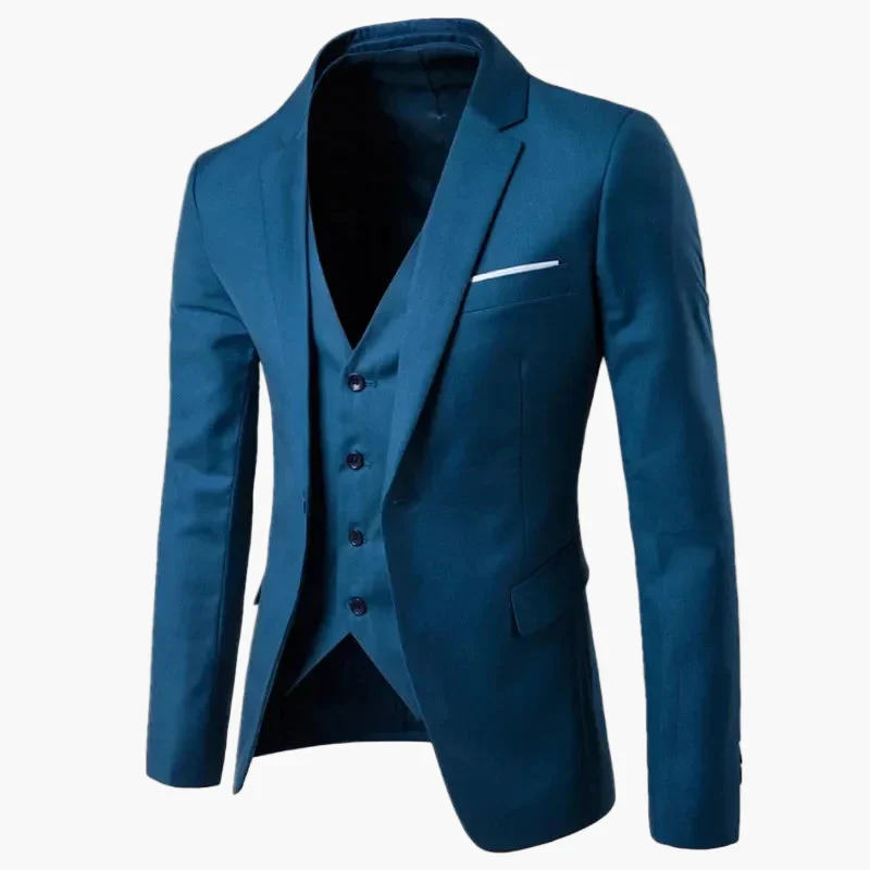 Veste de costume homme élégante coupe slim pour affaires et occasions formelles - Image 3