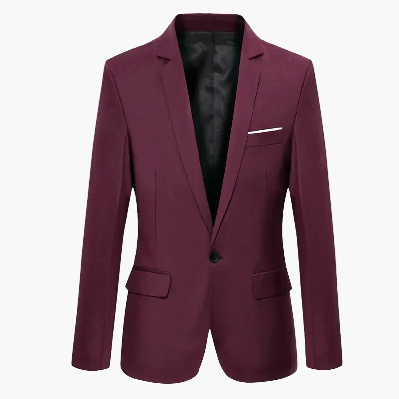 Veste de costume homme élégante coupe slim pour affaires et occasions formelles - Image 7