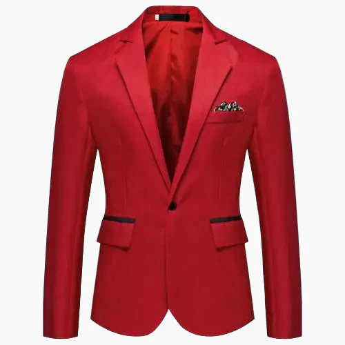 Veste de costume homme élégante coupe slim pour occasions formelles et soirées - Image 5