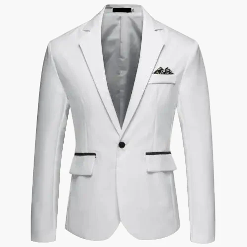 Veste de costume homme élégante coupe slim pour occasions formelles et soirées - Image 7