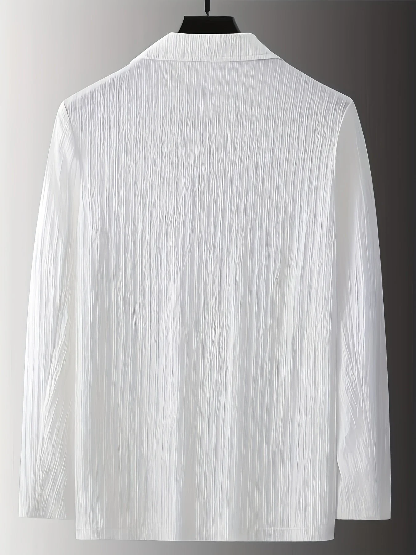 Veste de costume homme élégante à rayures style casual pour printemps/été - Image 3